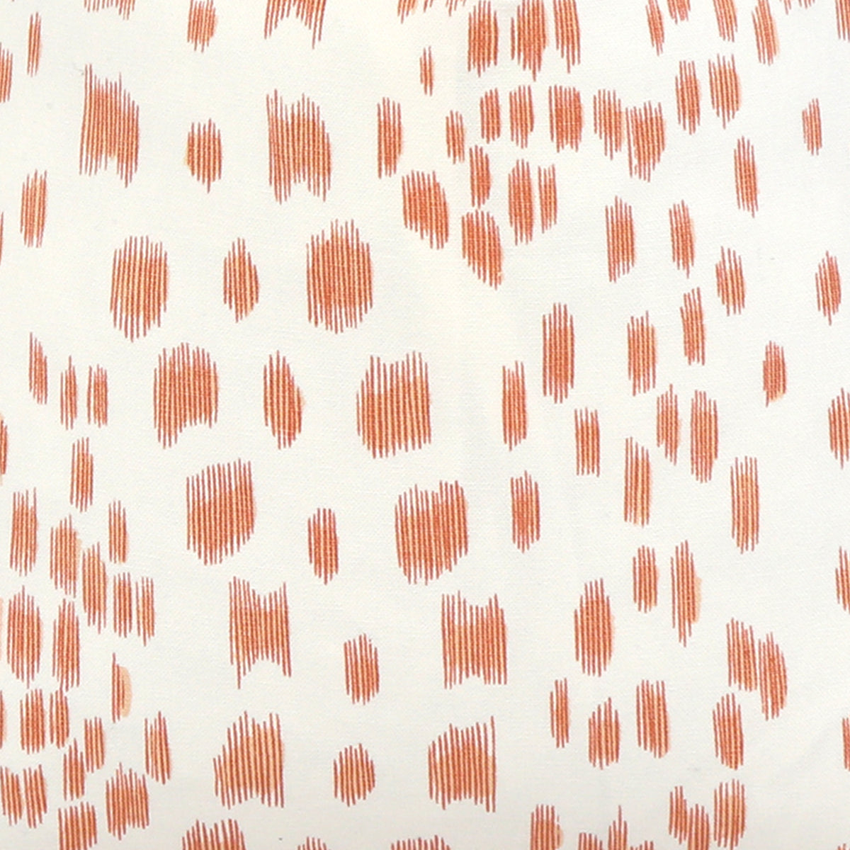 Les Touches Tangerine Orange / 4x4 inch Fabric Swatch