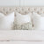 Brunschwig & Fils Les Touches Black Designer Lumbar Throw Pillow Cover in Bedroom
