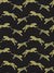 Scalamandre Leaping Cheetah Black Magic Designer Fabric Full Repeat