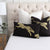 Scalamandre Leaping Cheetah Black Magic Designer Decorative Throw Pillow Cover on Bed