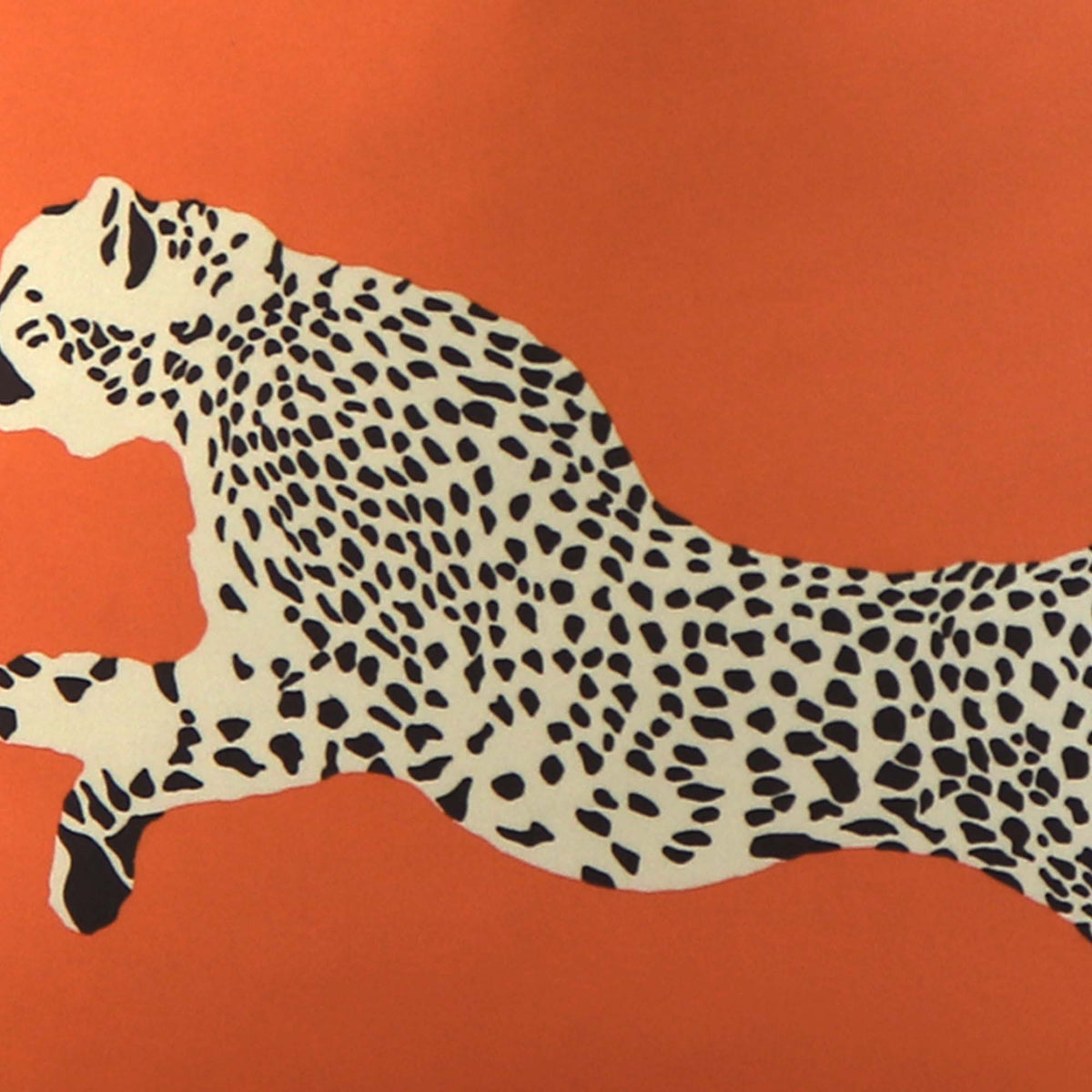 Leaping Cheetah Clementine / 4x4 inch Fabric Swatch
