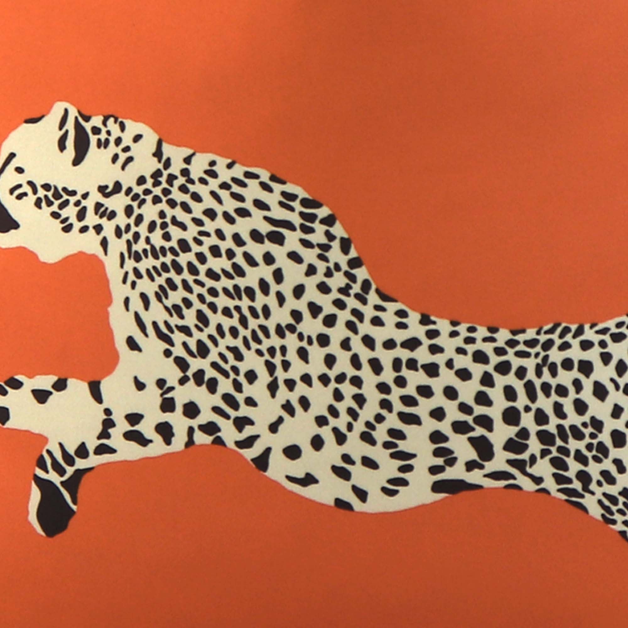 Leaping Cheetah Clementine / 4x4 inch Fabric Swatch - &