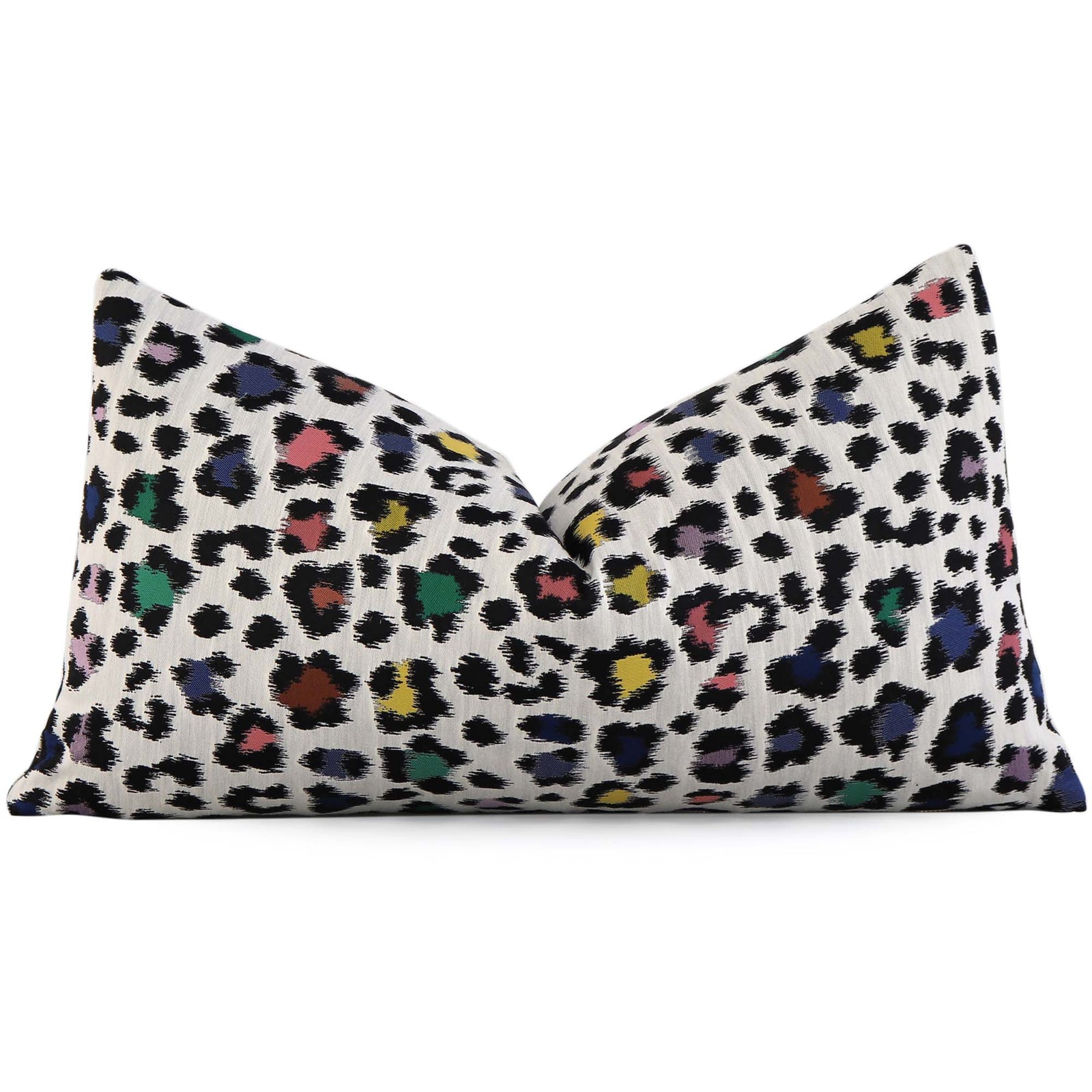 Scalamandre Rosette Disco Woven Colorful Animal Luxury Lumbar Throw Pillow Cover