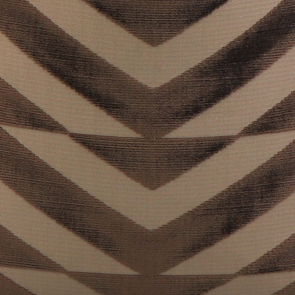Broken Chevron Brown on Camel / 4x4 inch Fabric Swatch