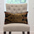 Schumacher Jokhang Tiger Velvet Brown / Black Luxury Designer Throw Pillow Cover on Dining Chair in Home