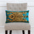 Schumacher Jokhang Hartig Tiger Velvet Peacock/Olive Designer Throw Pillow Cover on Side Chair