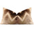 Schumacher Shock Wave Velvet Sand & Sable Chevron Designer Luxury Throw Lumbar Pillow Cover