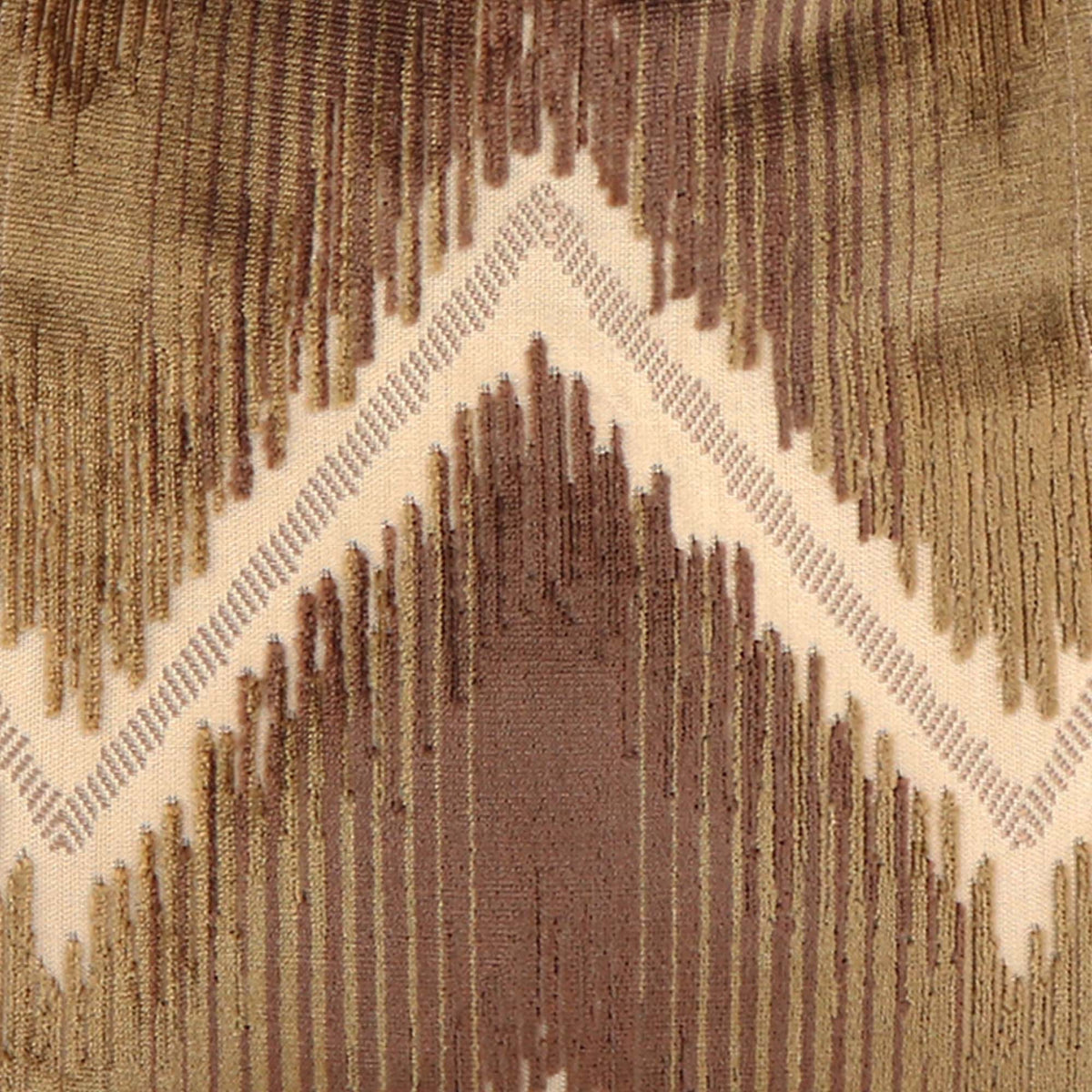 Shock Wave Velvet Sand and Sable / 4x4 inch Fabric Swatch