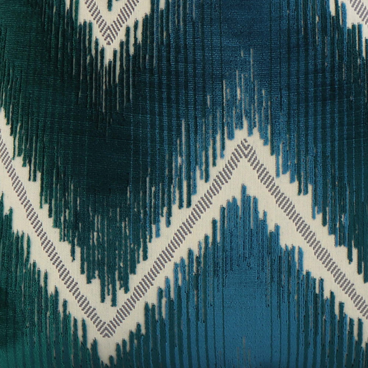 Shock Wave Velvet Peacock / 4x4 inch Fabric Swatch