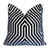 Vanderbilt Bleu Velvet Pillow Cover