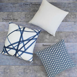 Channels Periwinkle Pillow Cover