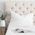 Standard 20x26 Inch Pillow Case European White Linen OEKO-TEX Bedding  Edit alt text