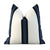 Thibaut Abito Navy Blue Stripe Designer Luxury Throw Pillow Cover