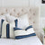 Thibaut Abito Navy Blue Stripe Designer Luxury Throw Pillow Cover