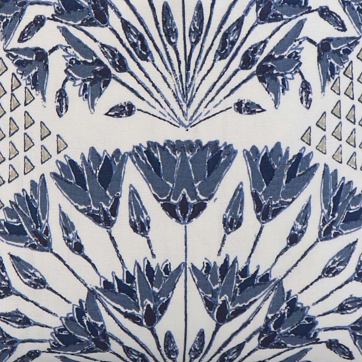 Cairo Floral Blue / 4x4 inch Fabric Swatch