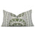 Thibaut Anna French Cairo Floral Green White Designer Luxury Lumbar Throw Pillow Cover