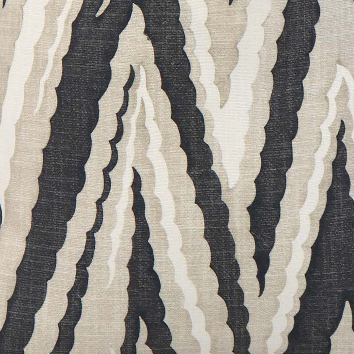 Highland Peak Chevron Black / 4x4 inch Fabric Swatch