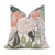 The pillow: so now. The pattern: timeless. | Laura Floral Blush and Green Pillow Cover