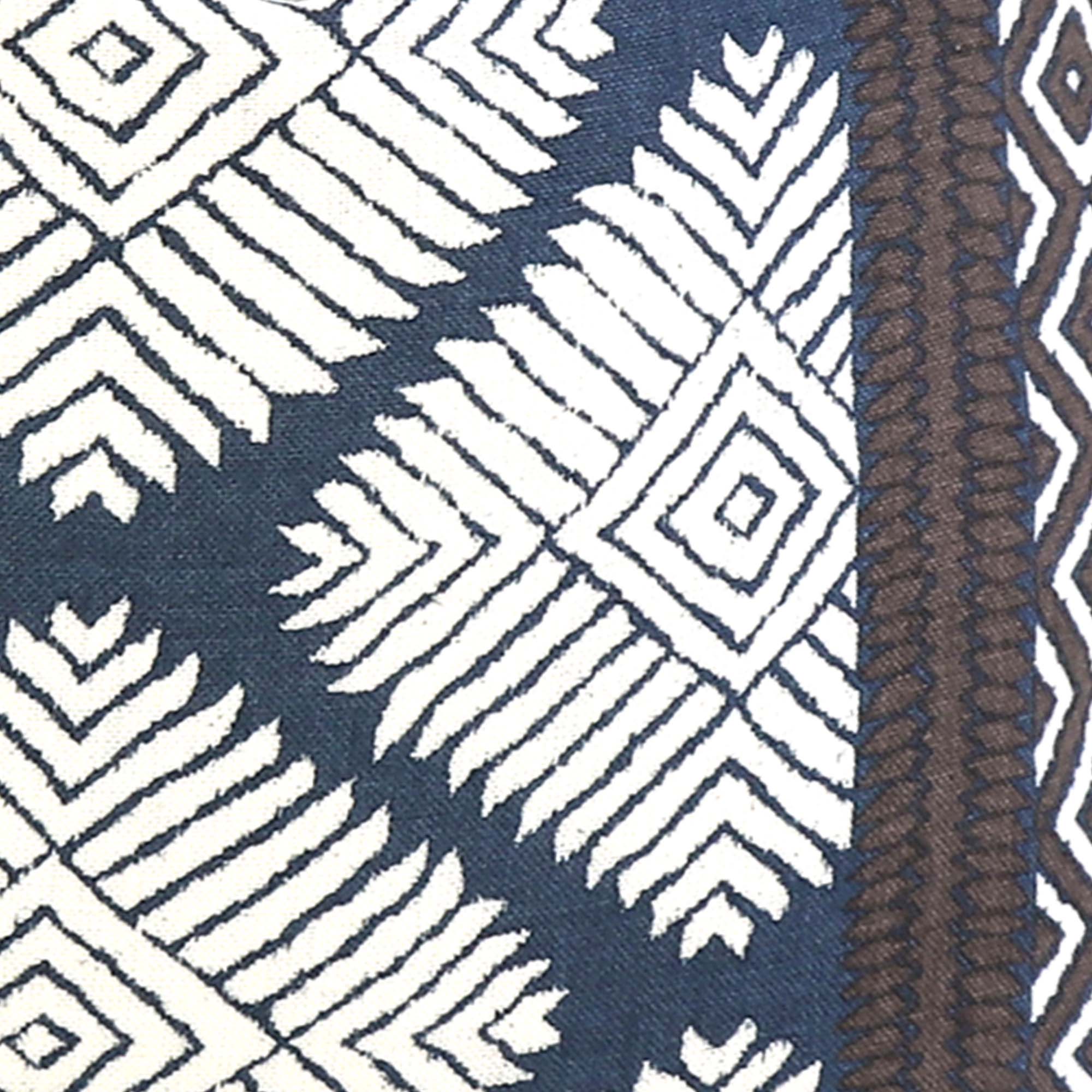 Austin Blue and Brown / 4x4 inch Fabric Swatch
