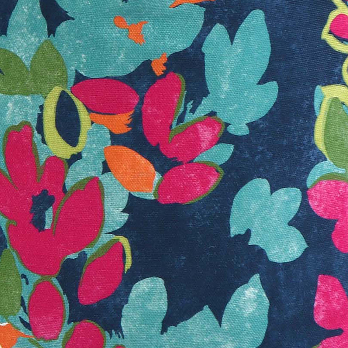 Central Park Navy and Pink / 4x4 inch Fabric Swatch