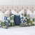 Thibaut Kasuri Stripe Blue and Green Ikat Decorative Designer Throw Pillow Cover with Coordinating Throw Pillows