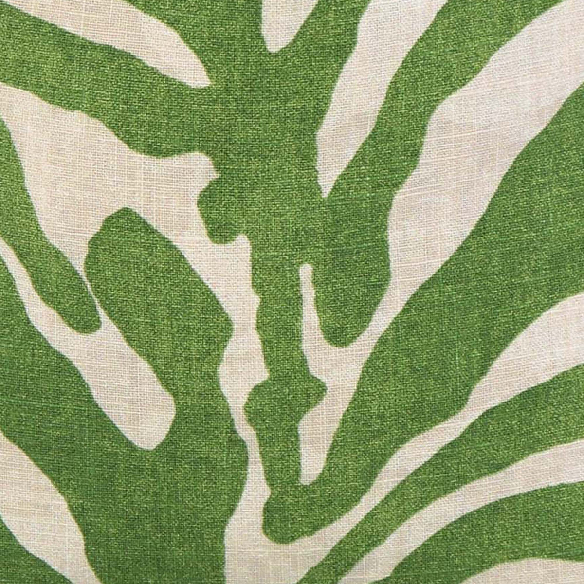 Serengeti Zebra Green / 4x4 inch Fabric Swatch