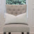Thibaut Sasso Parchment Textured Soft Decorative Lumbar Throw Pillow Cover on Chair