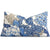 Thibaut Honshu Blue and Beige Decorative Designer Lumbar Pillow Cover
