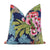 Thibaut Honshu Navy Floral Designer Throw Pillow Cover
