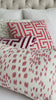 Thibaut Ming Trail Velvet Watermelon Red Designer Luxury Throw Pillow Cover Product Video