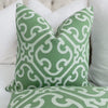 Scalamandre Ailin Lattice Weave Jade Green Luxury Designer Decorative Throw Pillow Cover Product Video