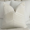 Schumacher Jessie Cut Velvet Ivory Designer Decorative Throw Pillow Cover Product Video