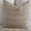 Schumacher Formentera Performance Sand Textured Tweed Designer Decorative Throw Pillow Cover Product Video