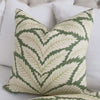 Brunschwig Fils Talavera Leaf Green Palm Designer Throw Pillow Cover Product Video