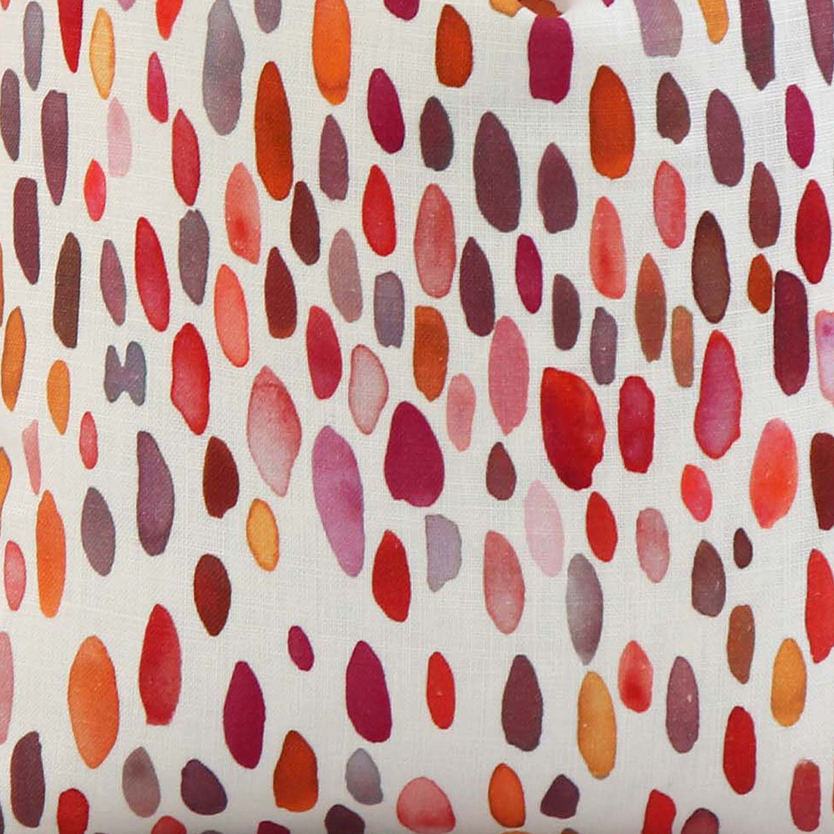 Jamboree Linen Wild Berry / 4x4 inch Fabric Swatch