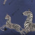 Zebras Petite Denim / 4x4 inch Fabric Swatch